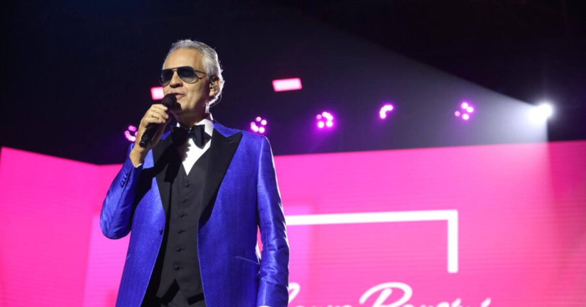 Andrea Bocelli emocionó Bogotá con 30 años de éxitos