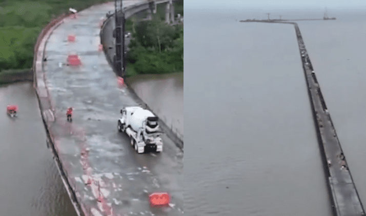 Primer vehículo de carga cruzó Puerto Antioquia  