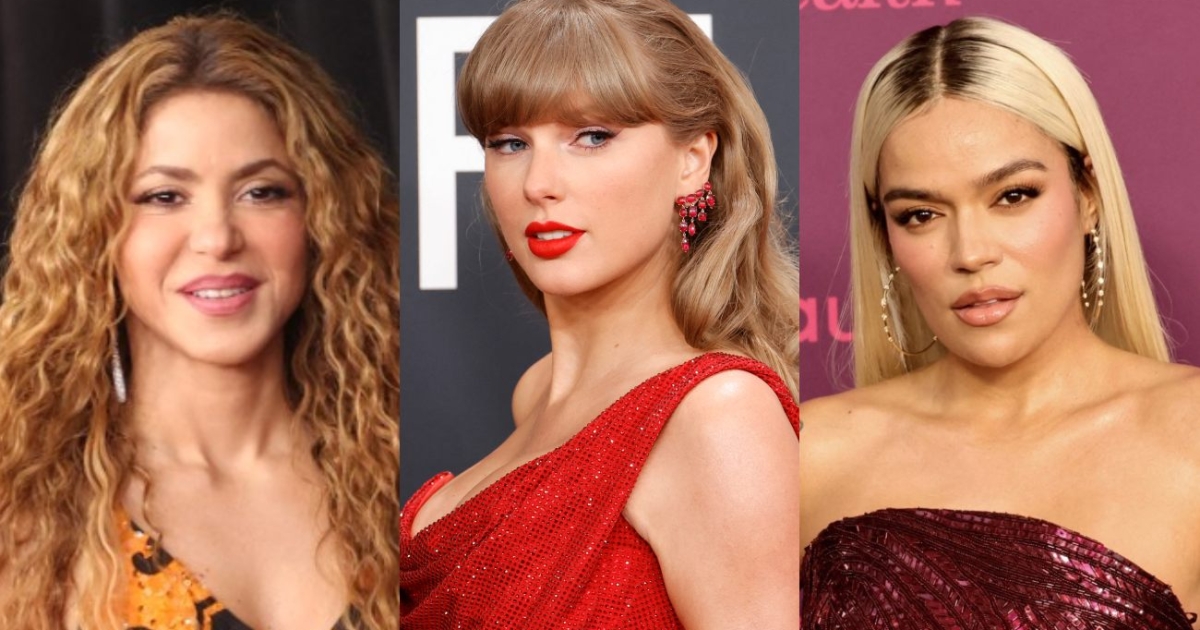 SHAKIRA con Taylor Swift en los Grammy, diferente a Karol G