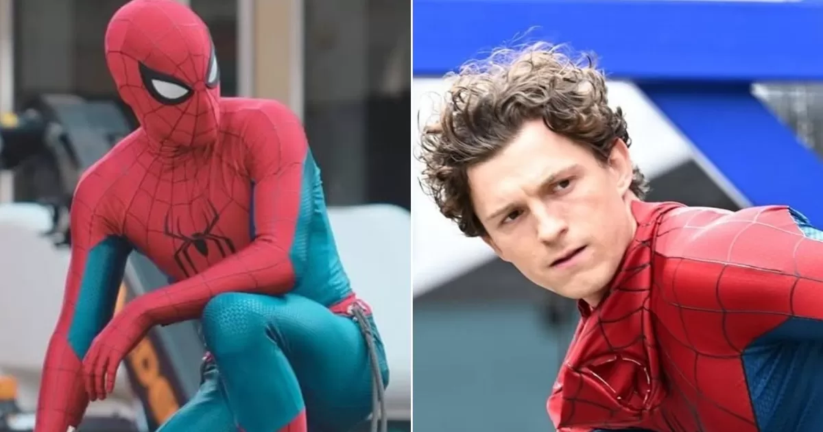 TOM HOLLAND luce NUEVO traje de SPIDER-MAN: primeras fotos